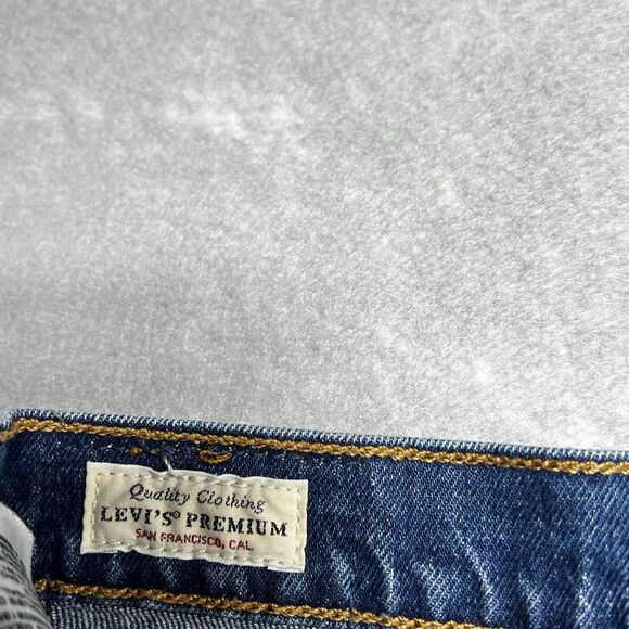 Levi's Shorts Womens Size 26 Blue Distressed Cut Off Denim Shorts Pockets - Picture 10 of 14